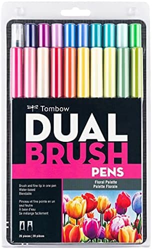 Tombow - Dual Brush Pen: Art Markers Floral Palette