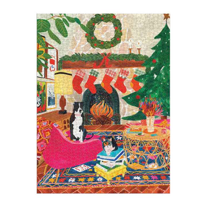 Fireside Friends 1000 Piece Puzzle