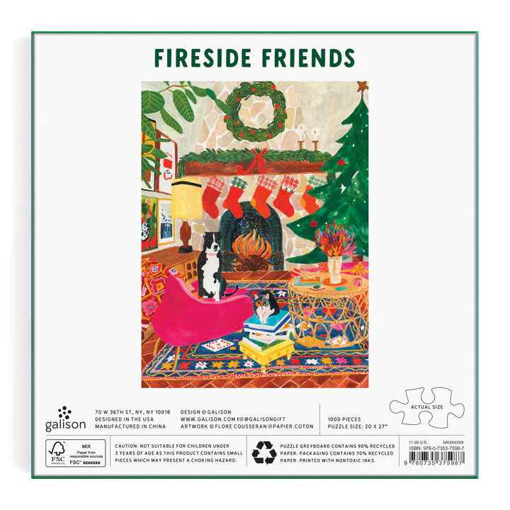 Fireside Friends 1000 Piece Puzzle