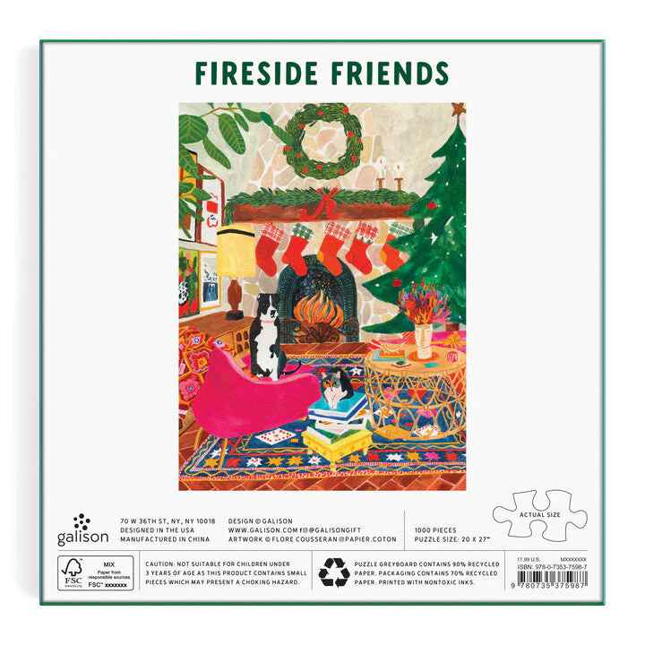 Fireside Friends 1000 Piece Puzzle