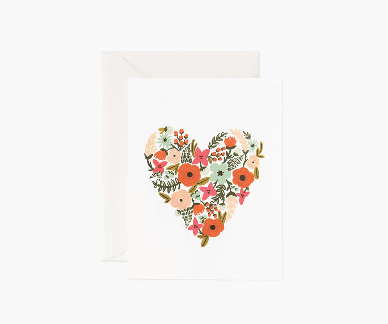 Floral Heart Card