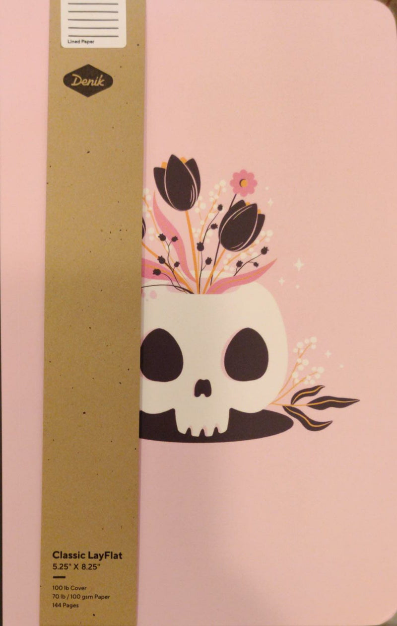 Floral Skull Classic Layflat Notebook