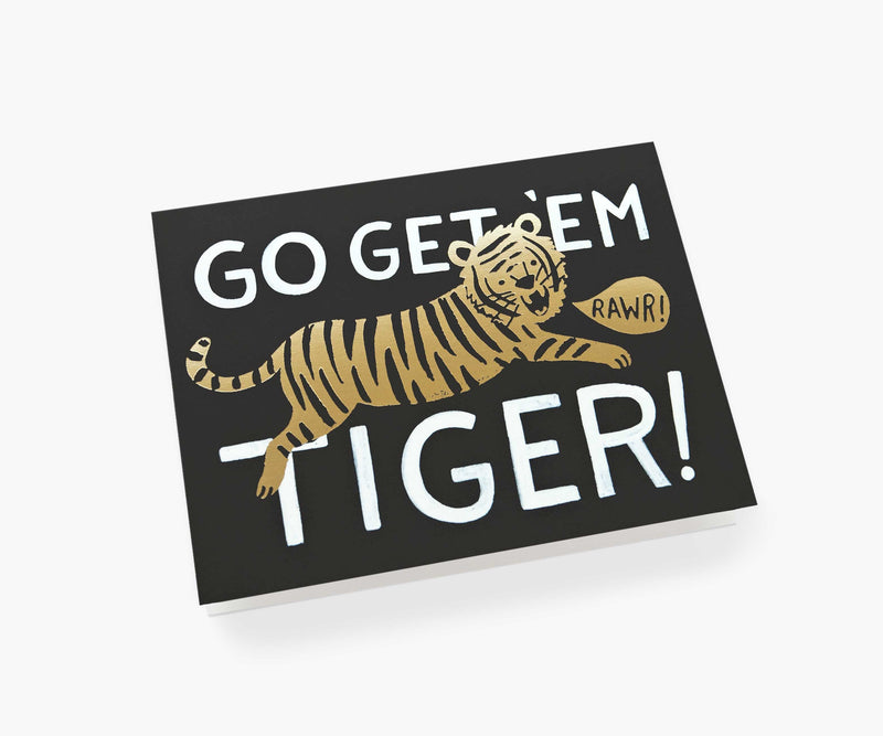 Go Get 'Em Tiger Card