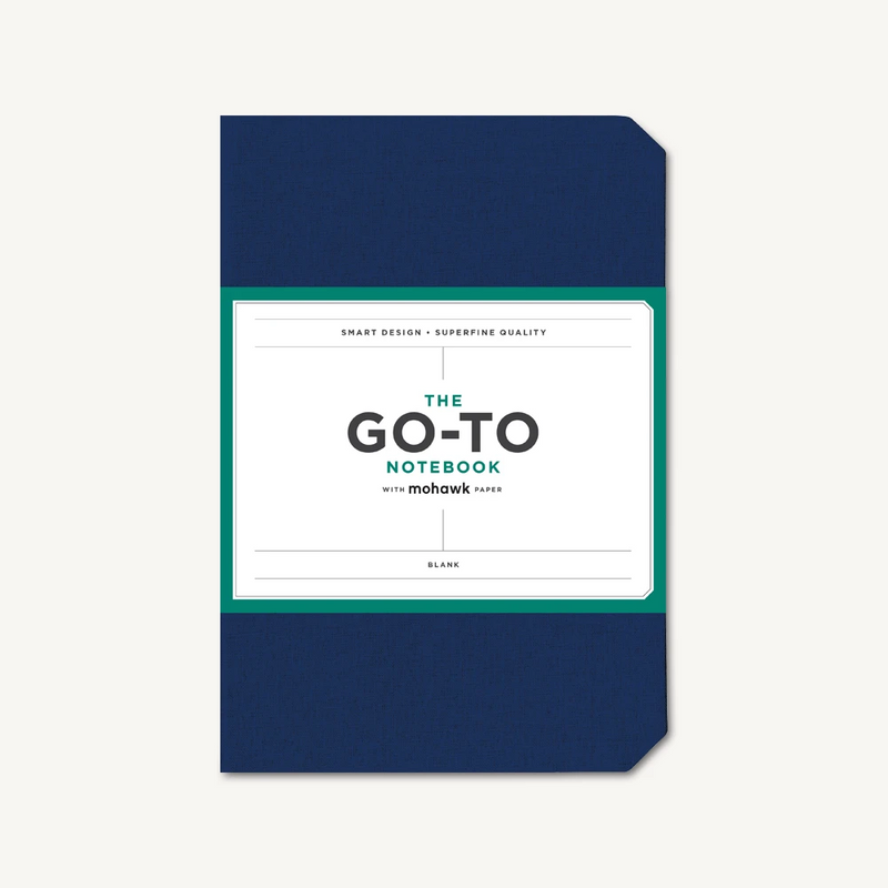 Go-To Notebook with Mohawk Paper, Midnight Blue Blank