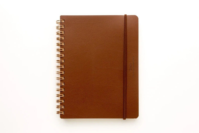 Grain Notebook B6 Dark Brown