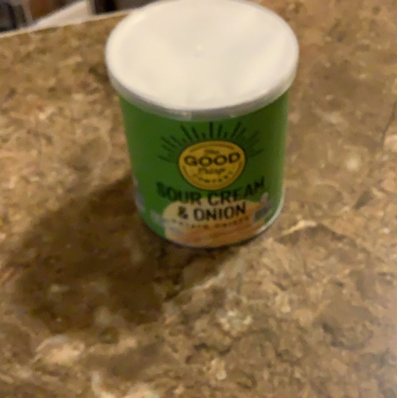 Sour cream and onions