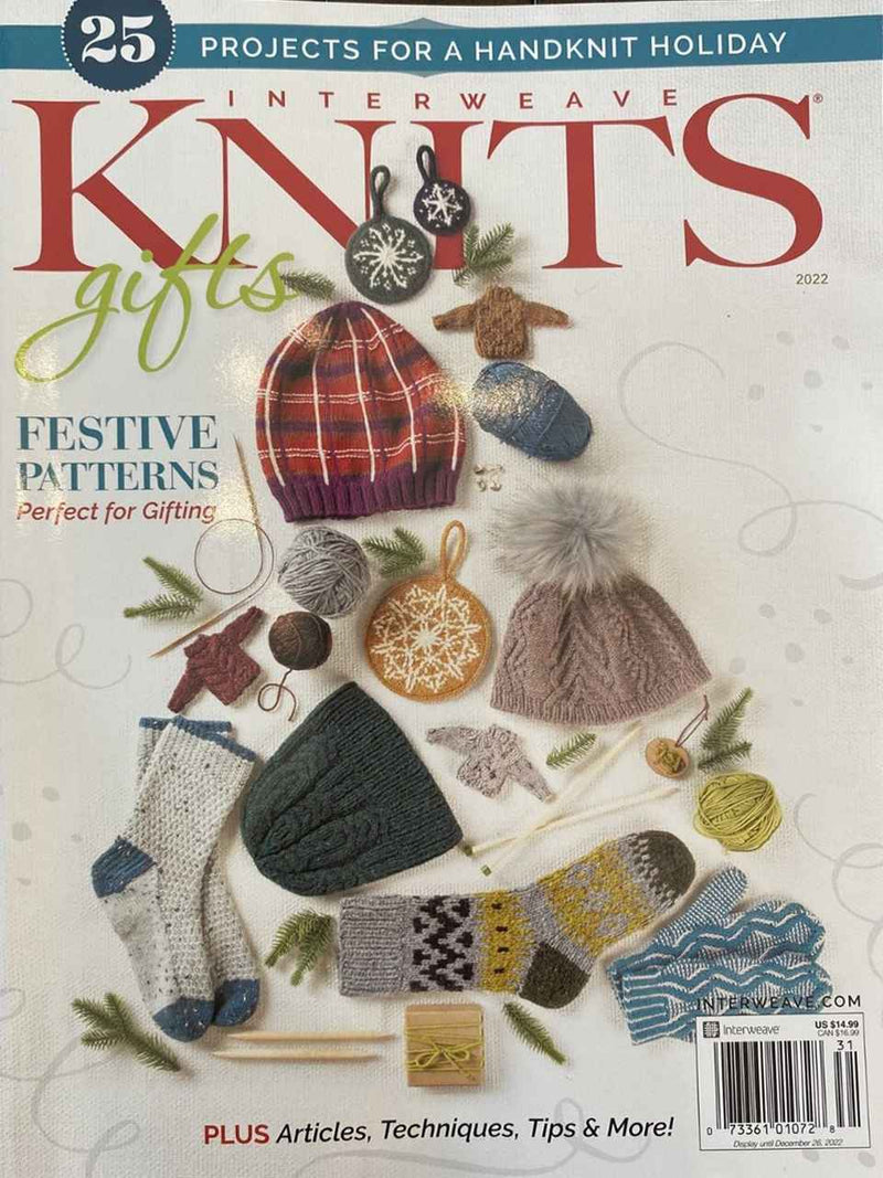 interweave knites gifts magazine issue 26 december 2022