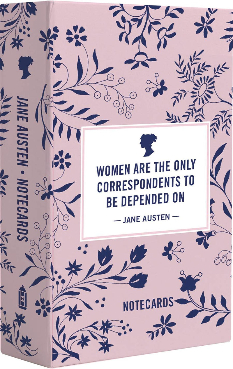 Jane Austen Note Cards -Women Are The Only Correspondents