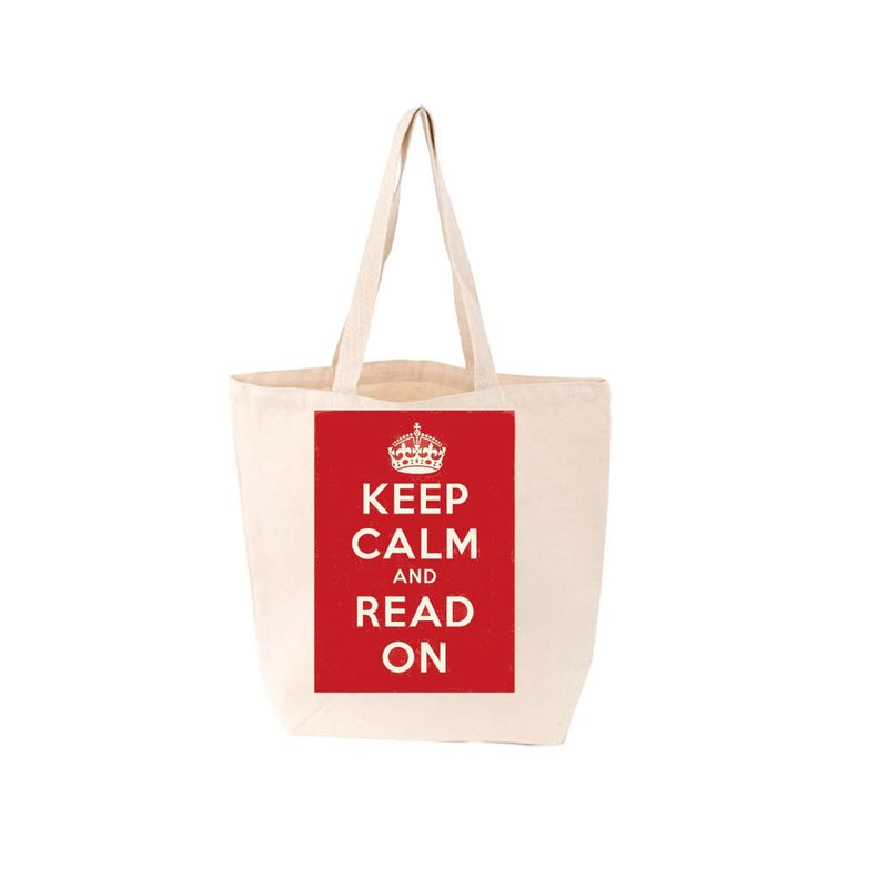 Keep Calm and Read on Tote Bag