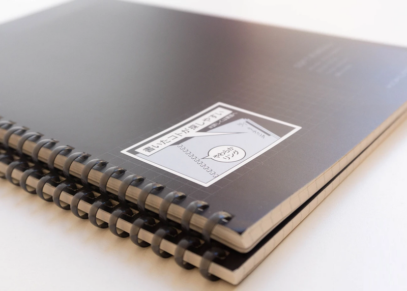 Kokuyo Soft Ring Notebook Biz B5 40 Sheet 5Mm Grid Black