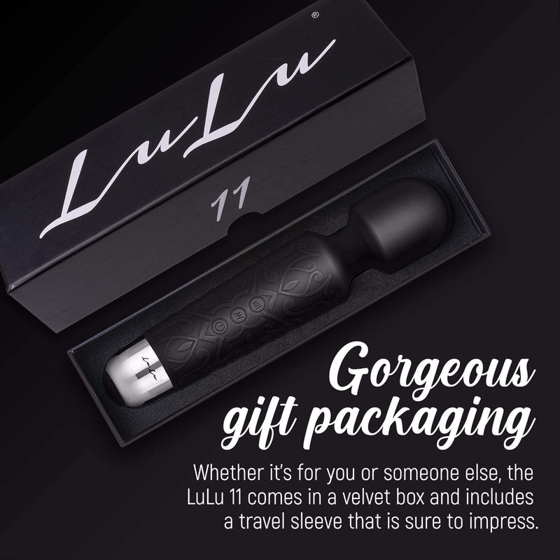Lulu 11 Handheld Electric Personal Massager: Black