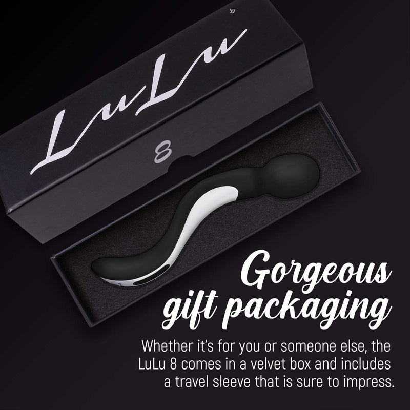 Lulu 8+ Handheld Electric Personal Massager: Black