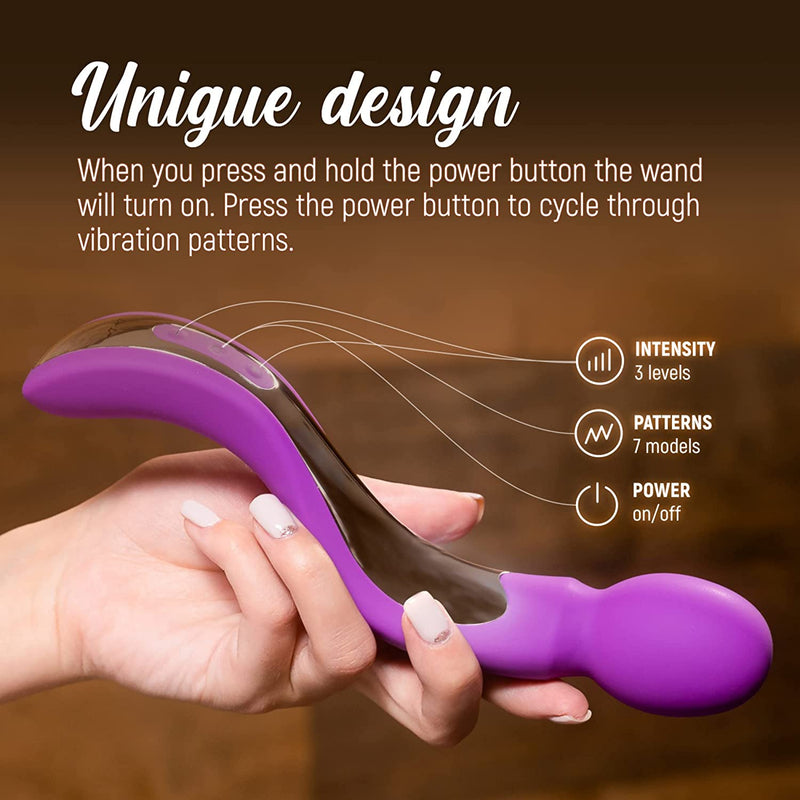 Purple Lulu 8+ Handheld Electric Personal Massager