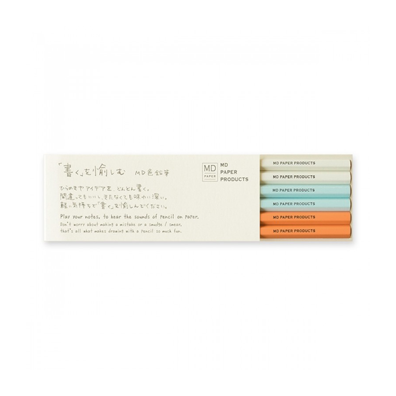 Md Color Pencil 6 Pcs Set