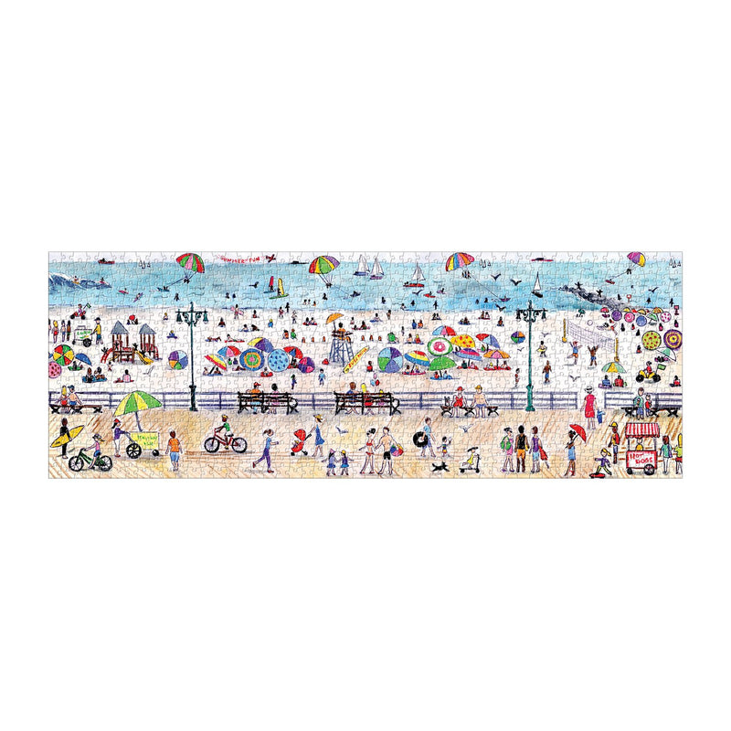 Michael Storrings Springtime at the Library 500 Piece Double-Sided Puzzle