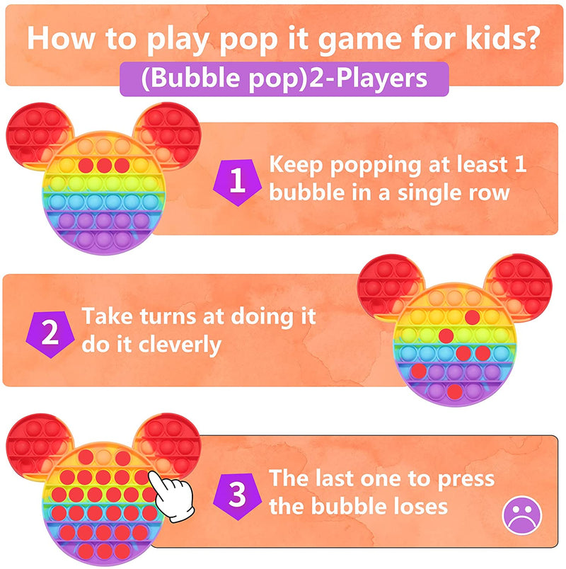 Micky Mouse Rainbow Pop It