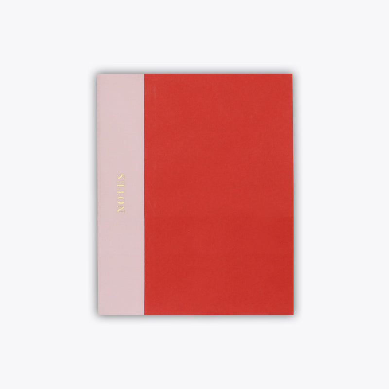 Notes Classic Journal Red/Pink