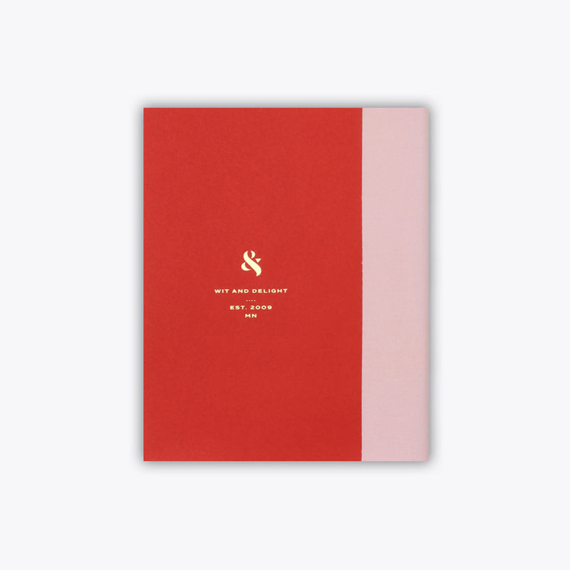 Notes Classic Journal Red/Pink