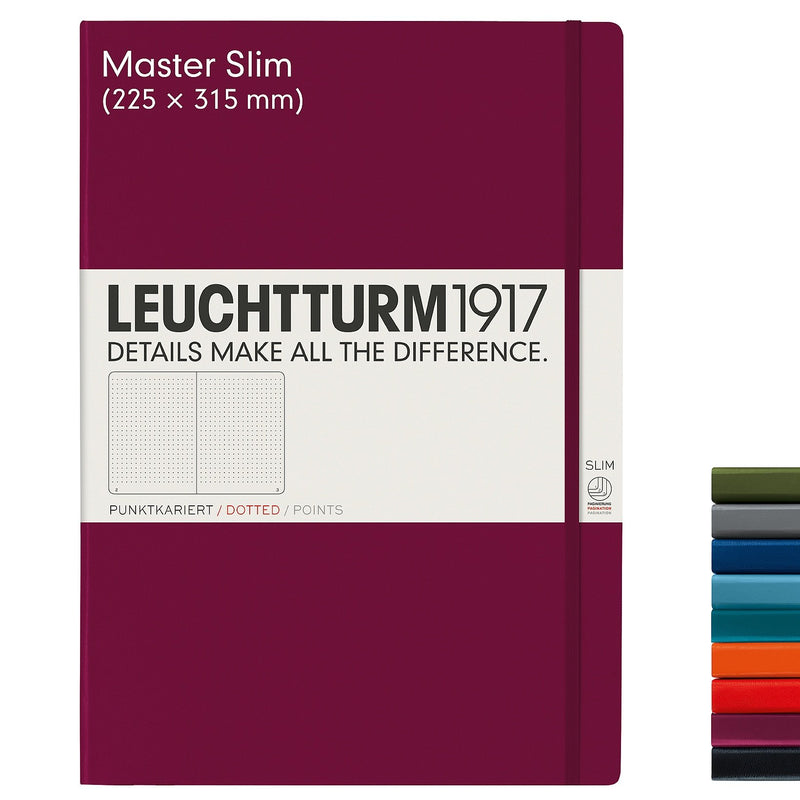 Notebook Master Slim(A4+) Hardcover,121 Numbered Pages