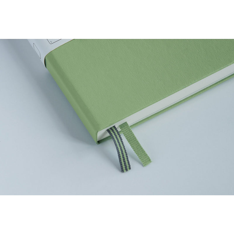 Notebook Medium (A5) Hardcover, 251 Numbered Pages, Sage