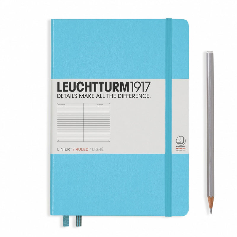 Notebook Medium (A5), Hardcover,Ice Blue