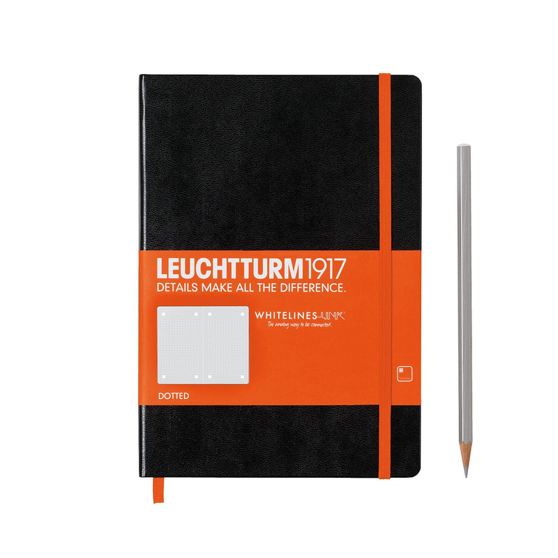 Notebook Medium (A5) Whitelines Link, Hardcover, 249 Numered Pages