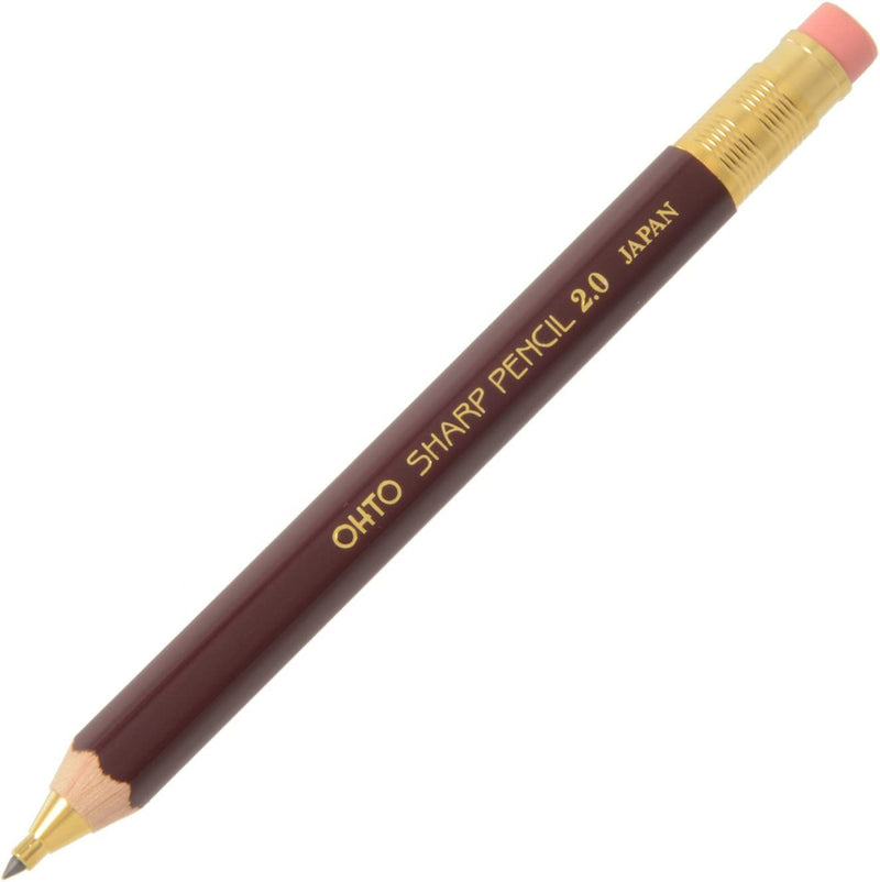 Ohto Wooden Mechanical Sharp Pencil 2.0MM