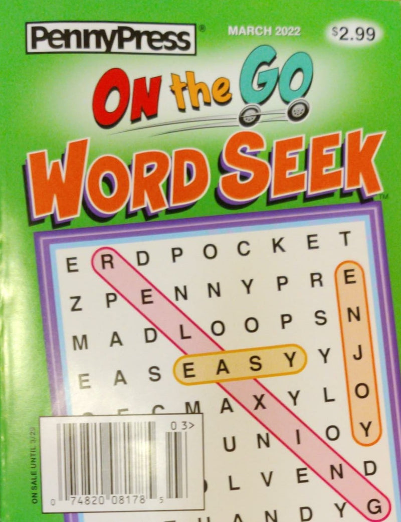 on the go word seek magazine march 2022