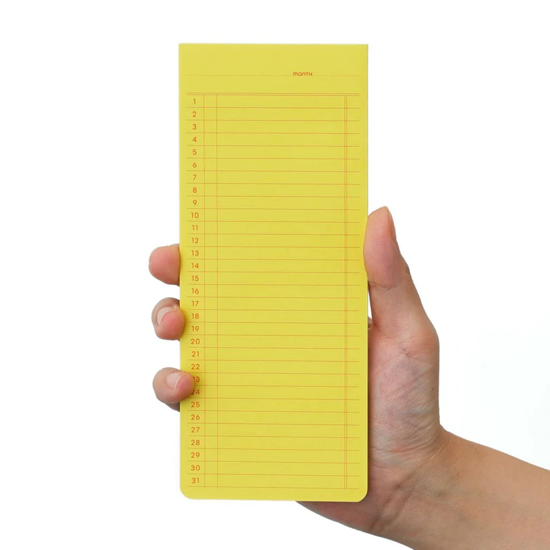 Sticky Monthly Memo Pad- Penco