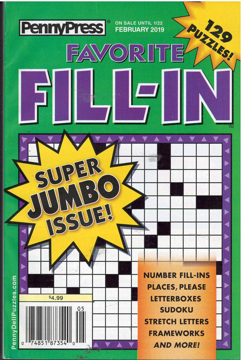 pennys favorite fill in magazine