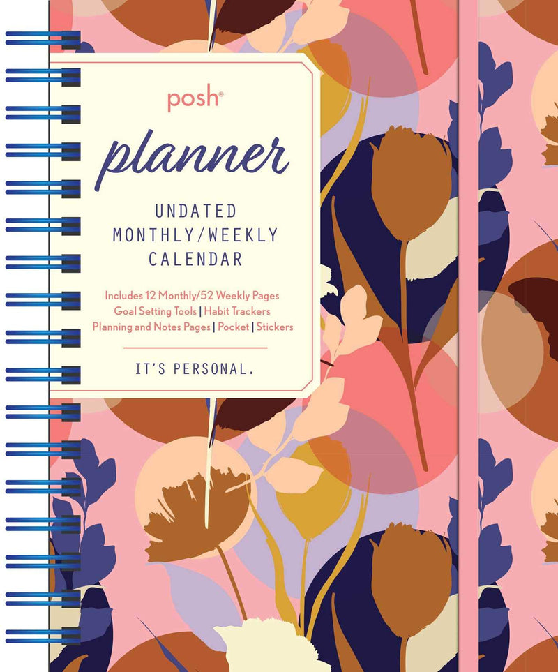 Posh Planner Undated Monthly/Weekly Calendar