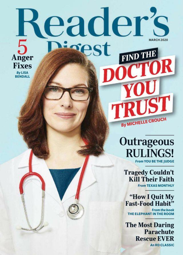 reader digest magazine march 2020