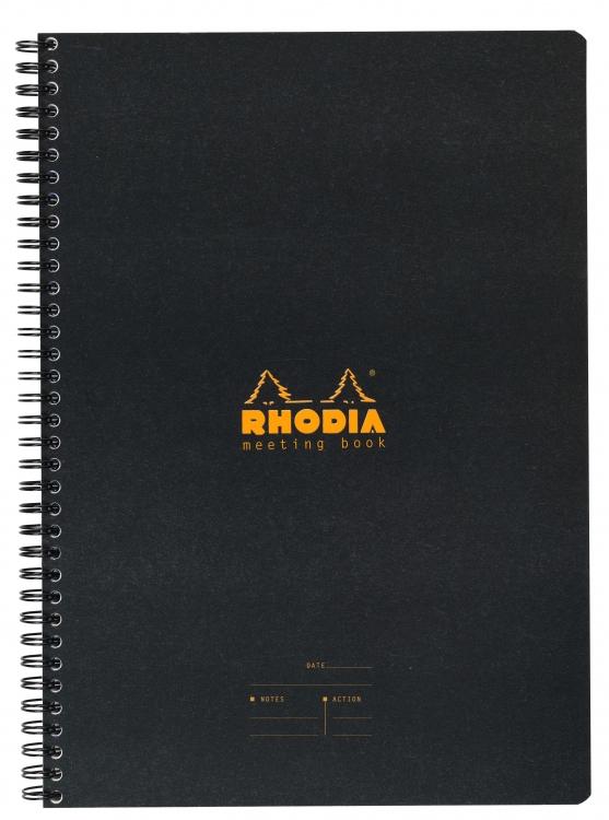 Black Meeting Book-Front (6X8)