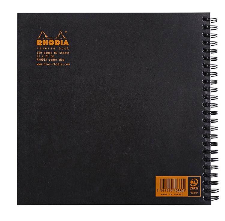 Reverse Books & Dot Book-Black(GRAPH 8X8)