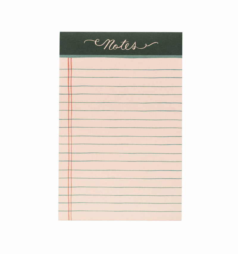 Rose Lined Tear-Off Notepad