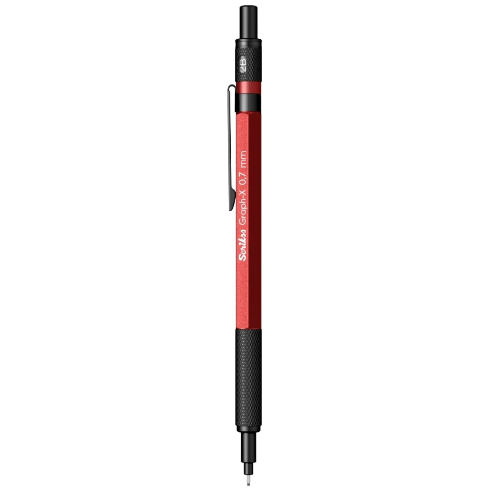 Scrikss Graph X 0 7Mm Mechanical Pencil Red scrikss-graph-x-0-7mm-mechanical-pencil-red