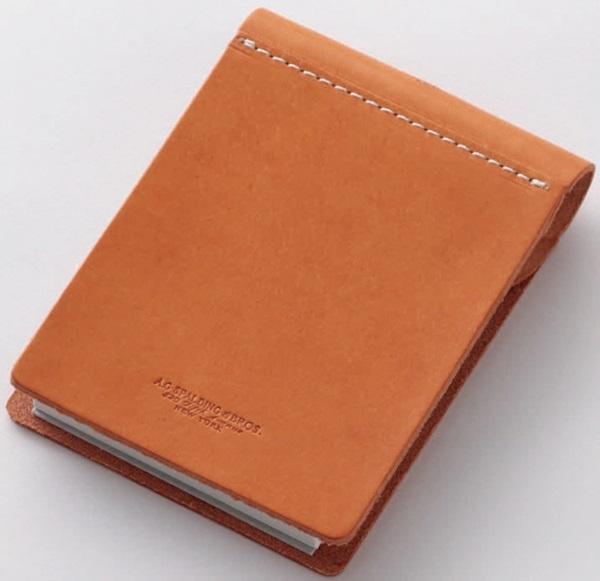 Sp&Bros Spiral Memo Pad A7 W/ Leather Cover