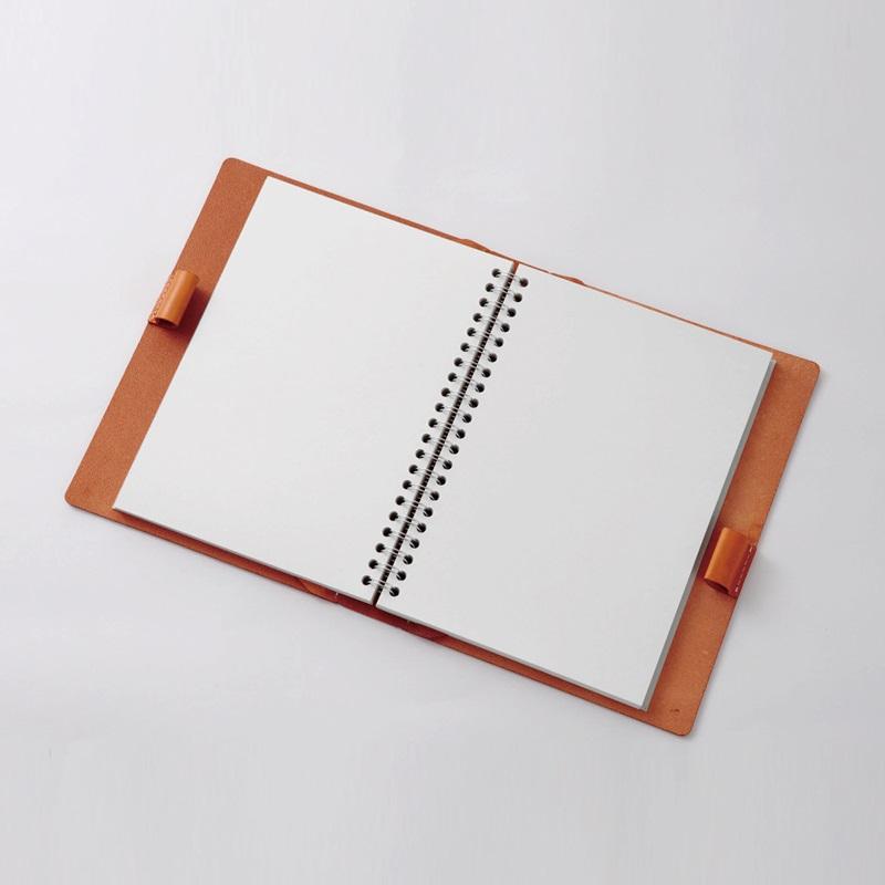 Sp&Bros Spiral Notebook W/ Leather Cover