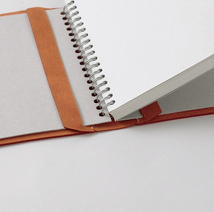 Sp&Bros Spiral Notebook W/ Leather Cover