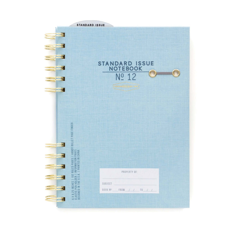 Standard Issue Notebook No 12 Blue