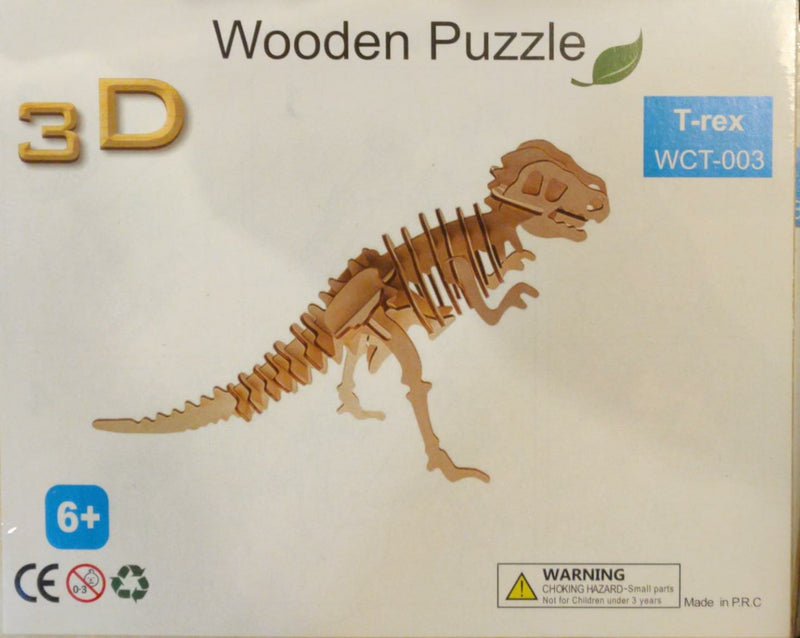 T-Rex 3d Wooden Puzzle