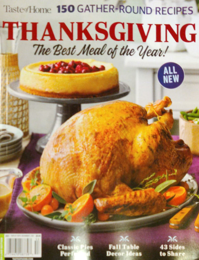 taste of home thanksgiving magazine december 2021