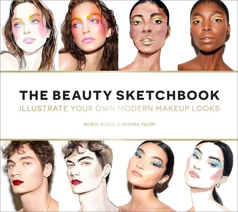 The Beauty Sketchbook (Guided Sketchbook): Illustrate Your Own Modern Makeup Looks
