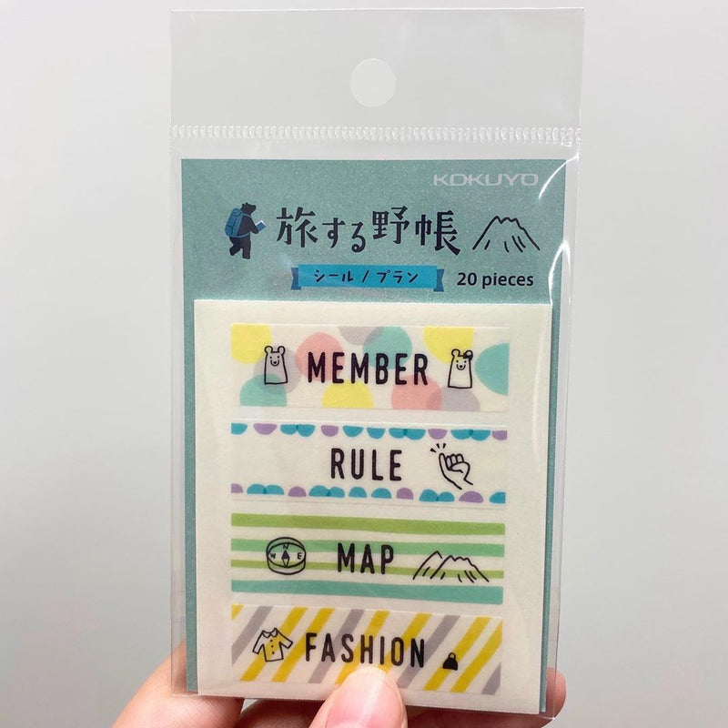 Trip Book - Washi Tape - Plan
