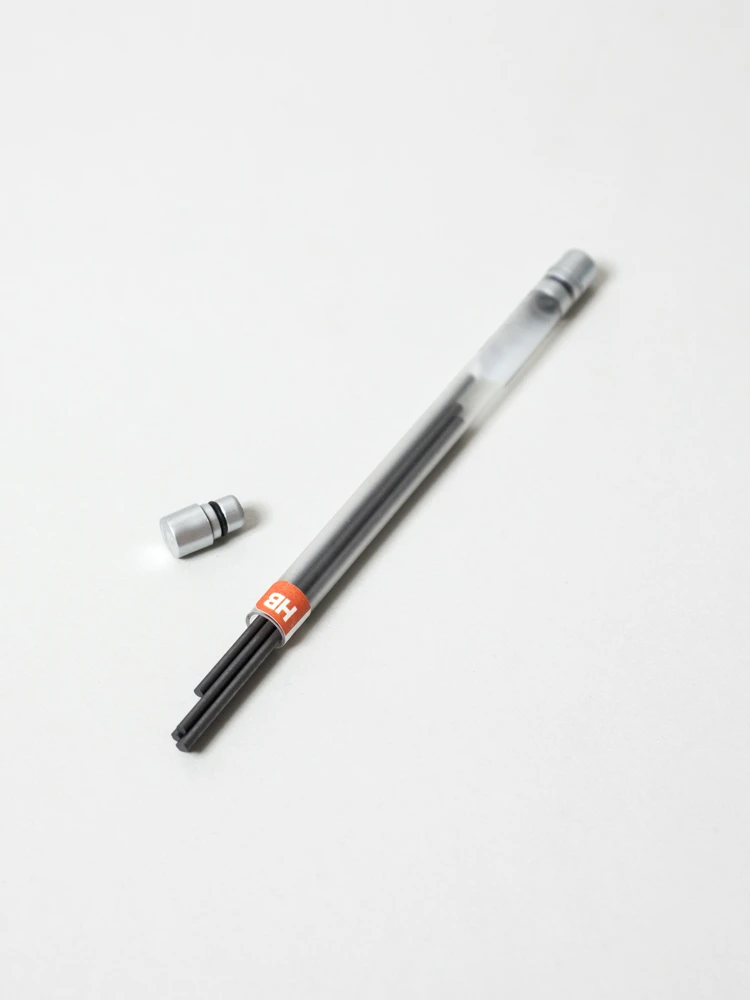 Wooden Mechanical Pencil 2.0Mm Hb Refill 5Pcs
